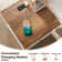 Farideh Rustic Nightstand with Charging Station, Side Bed Table with 2 Drawers & Open Shelf