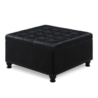 Burnie Upholstered Storage Bench by Charlton Home