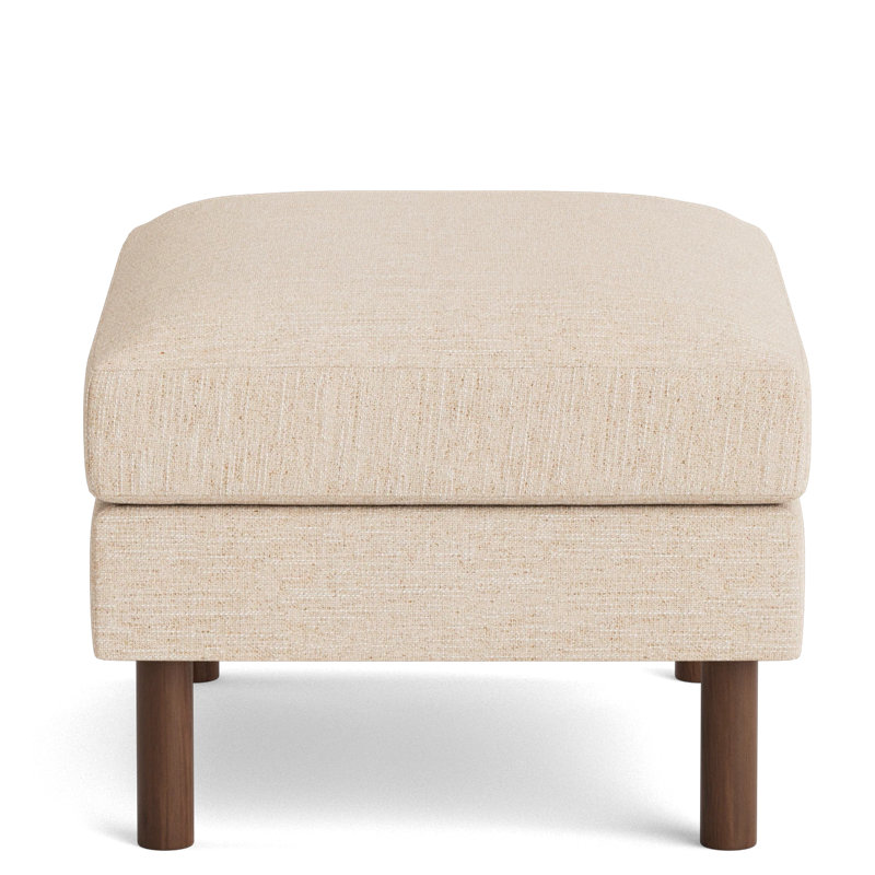 Laguna Ottoman, Performance Weave - Tan