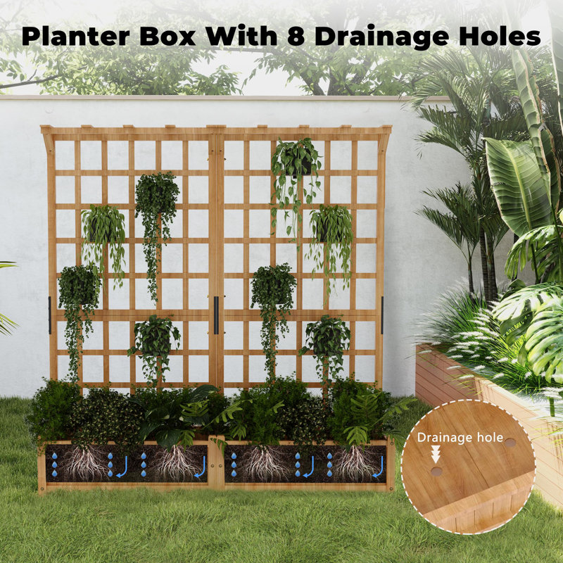 Wood Raised Garden Bed