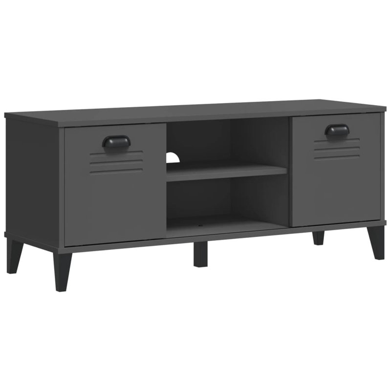 Armoire de rangement pour chaussures 4 paires, Gris anthracite