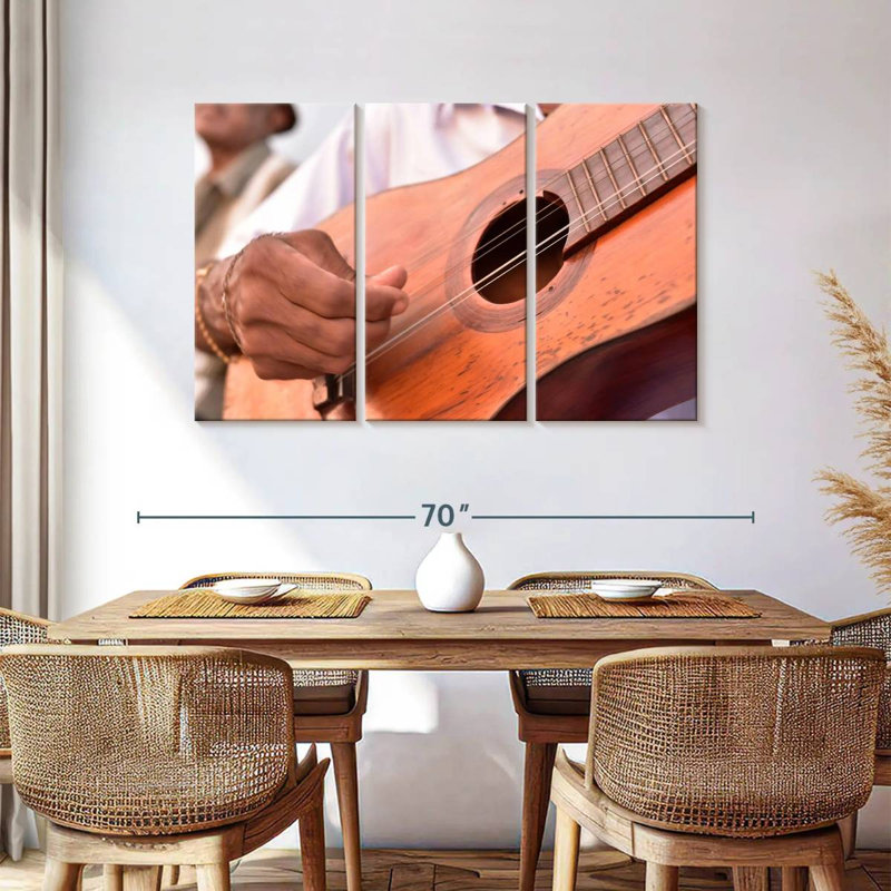 Guitare Abarca Cuban Tres, H 36 po x l 57 po