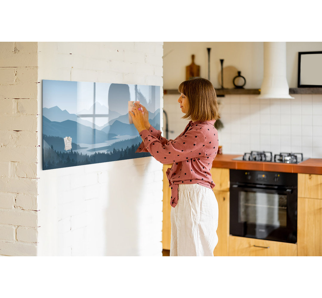 Magnetische Trockenlöschtafel Berglandschaft