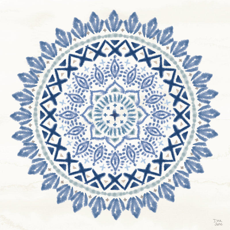Indigo Splash IV, H 36 po x l 36 po