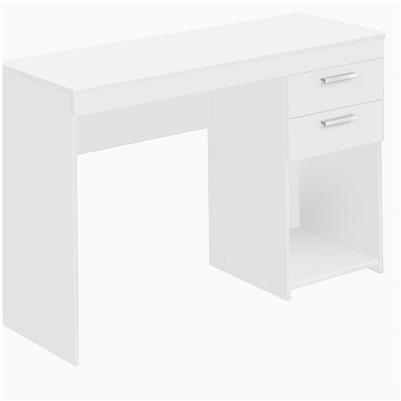 Poste de travail avec rangement Techni Mobile, Blanc