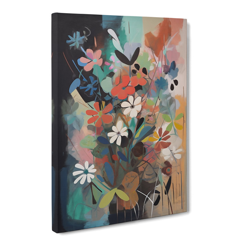 Chapell Flowers Bauhaus Vol.1 - Wrapped Canvas, 76cm H x 50cm W x 3cm D