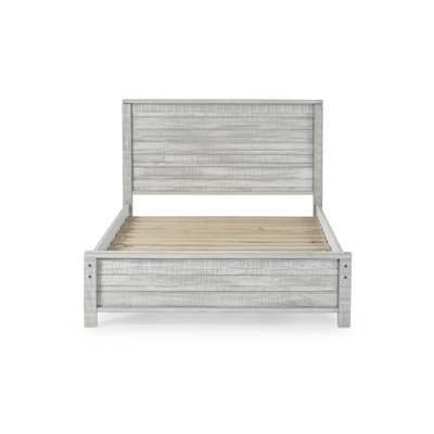 Lit plateforme en bois massif RUSTIC