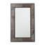 Large 48" Wildebeest Hide Accent Mirror