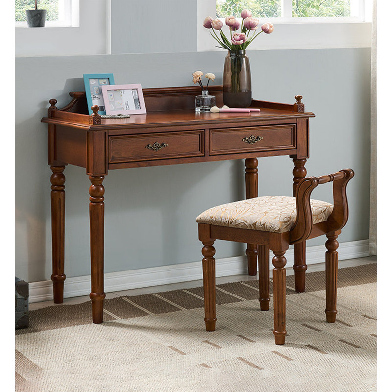 Bureau d'écriture Traditional, H 29,92 po x l 35,43 po x P 17,72 po