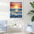 White Single Picture Framed