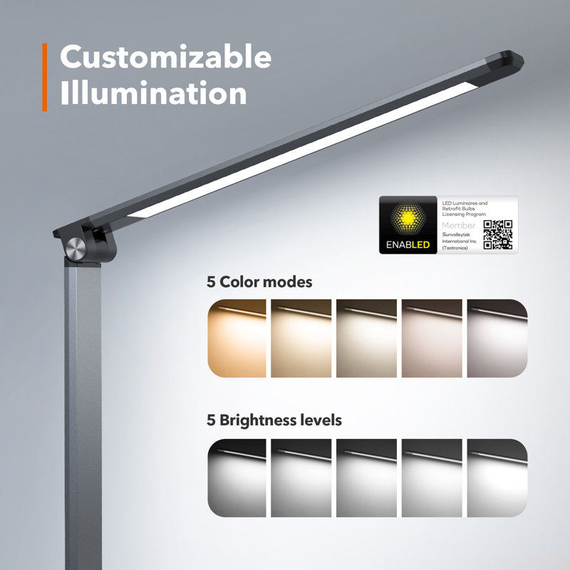 Herod Adjustable Metal USB Desk Lamp
