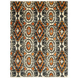 Seychelles Hand-Knotted Ivory/Rust Area Rug