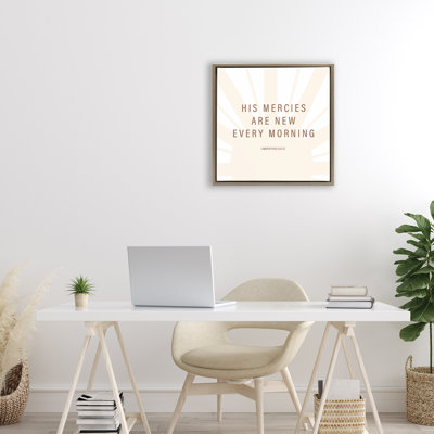 His Mercies Are New Floating Frame, design by SD Graphics Studio