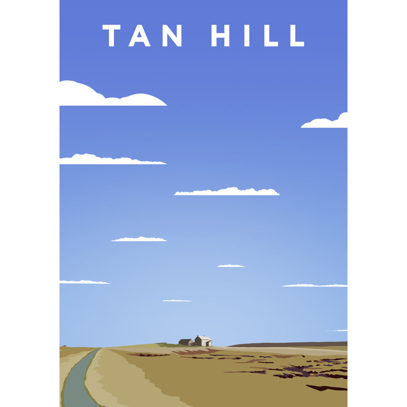 'Tan Hill' by Richard O'Neil - Print, 40 cm H x 30 cm W x 1 cm D, No Frame