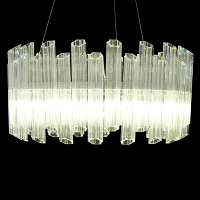 Octavious 8 - Light Dimmable Drum Chandelier