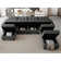 116.4" Wide Reversible Modular Sofa & Chaise with Ottoman