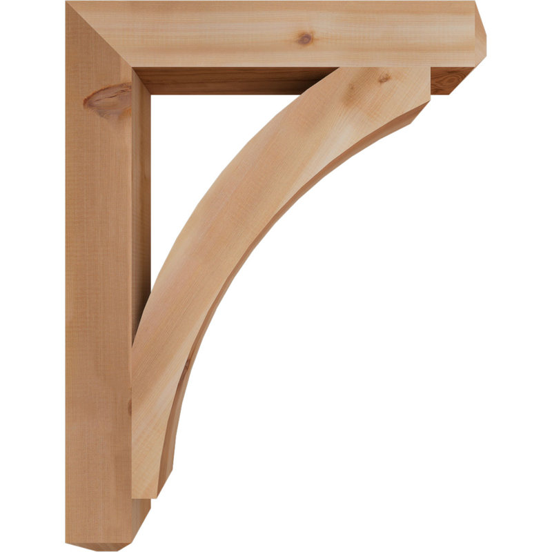 Support pour artisan Thorton, Cèdre rouge de l'Ouest (lisse), H 34 po x l 4 po x P 26 po