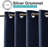 Blackout Outdoor Curtains 2 Panels Waterproof, Thermal Insulated Stainless Steel Rustproof Grommet Indoor Outdoor Curtains & Drapes for Yard/Gazebo Grommet-718971364-718971355
