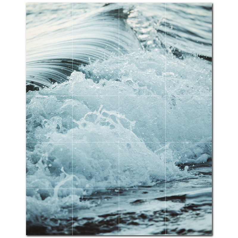 Vagues photo 4,25 x 4,25