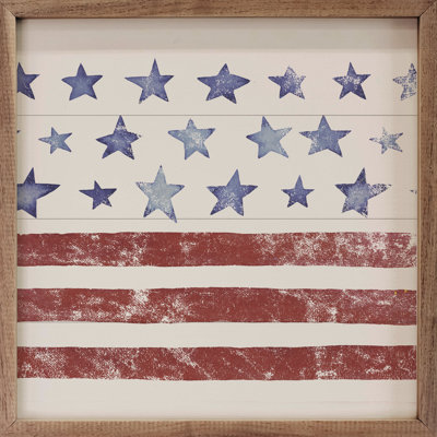 Pattern Stars And Stripes White