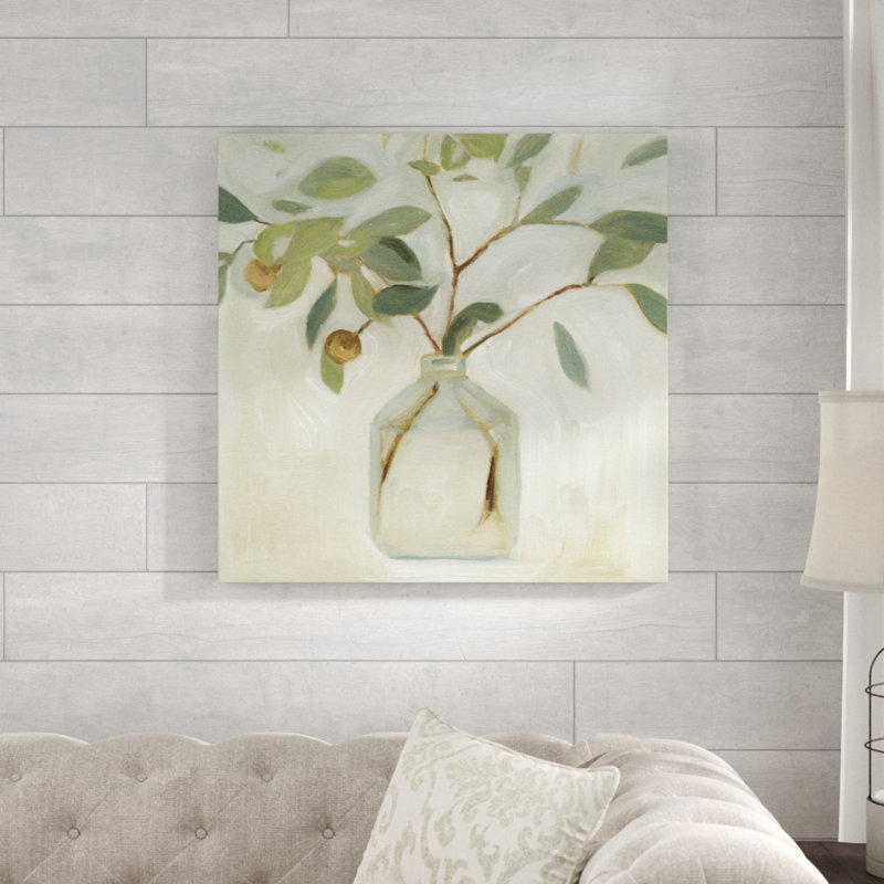 Neutral Arrangement I par Emma Scarvey - reproduction d'art, H 20 po x l 20 po, Toile tendue, Sans cadre