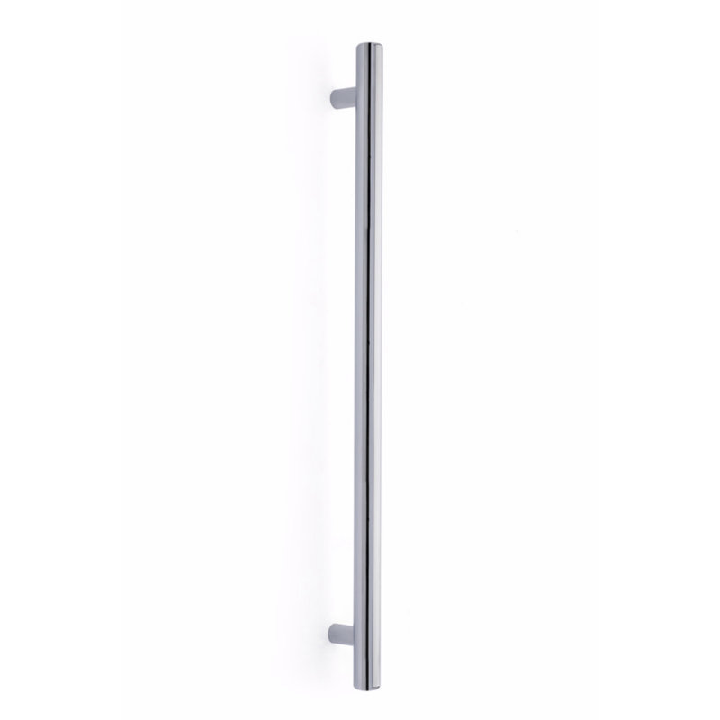 Poignée barre Emtek (fixation en surface dissimulée), Chrome poli, 18 po d'un centre à l'autre