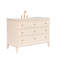 Jackson 48"L Free Standing Vanity Base in Antique White