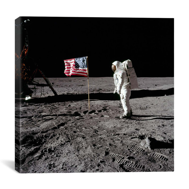 Lenworth «Astronomie et espace», reproduction de photo sur toile sans cadre, H 12 po x l 12 po x P 1,5 po, Non mat