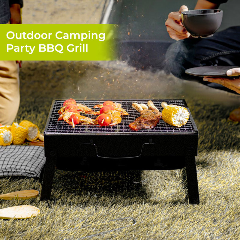 ROYALFORD 35cm W Portable Charcoal Grill