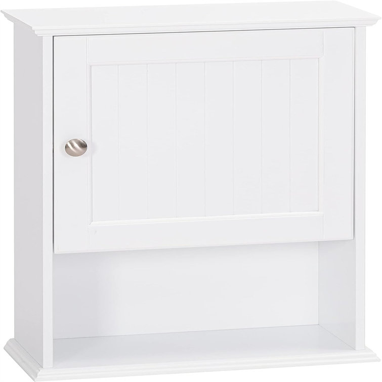 Lolotoe Bathroom Wall Cabinet, Medicine Cabinet with Door & Open Shelf, Wall Mounted Storage Organizer Red Barrel Studio