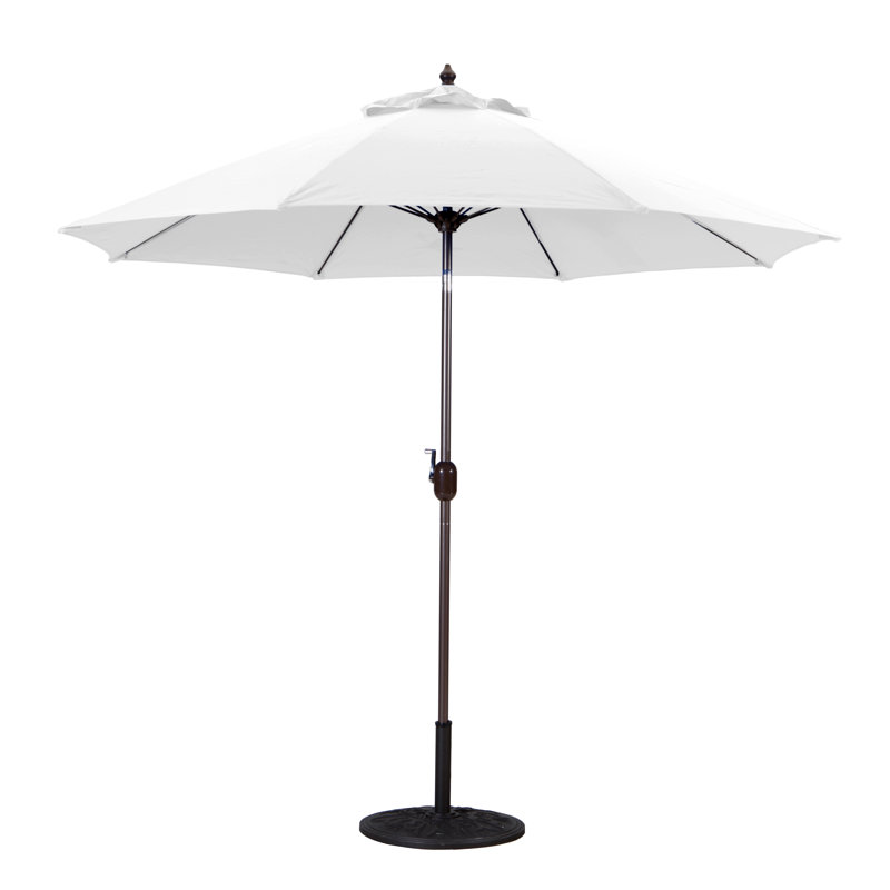 Parasol de marché 9 pi Nadasha, Sunbrella® blanc