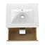 Meuble-lavabo mural 24 po avec lavabo en céramique, 2 tiroirs à fermeture en douceur 24 po-99533844-99533846