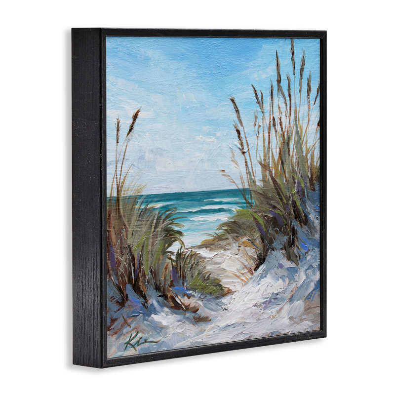 Estampe marine encadrée, design par Lindsay Kivi Fine Art, H 12 po x l 12 po, Giclée encadrée noir minuit