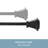 Richmond Adjustable 0.63" Single Curtain Rod-895105785-882195138