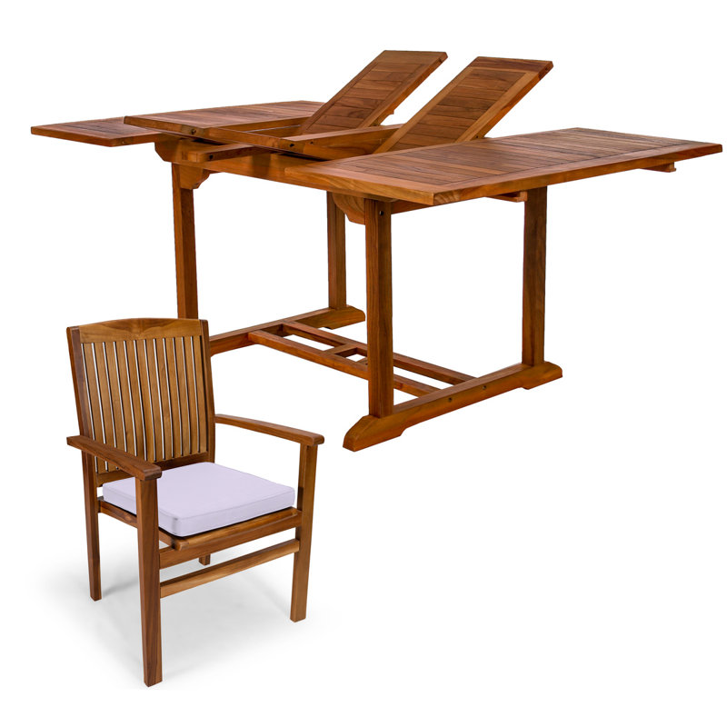  Ensemble de chaises empilables 5 pièces, Vert