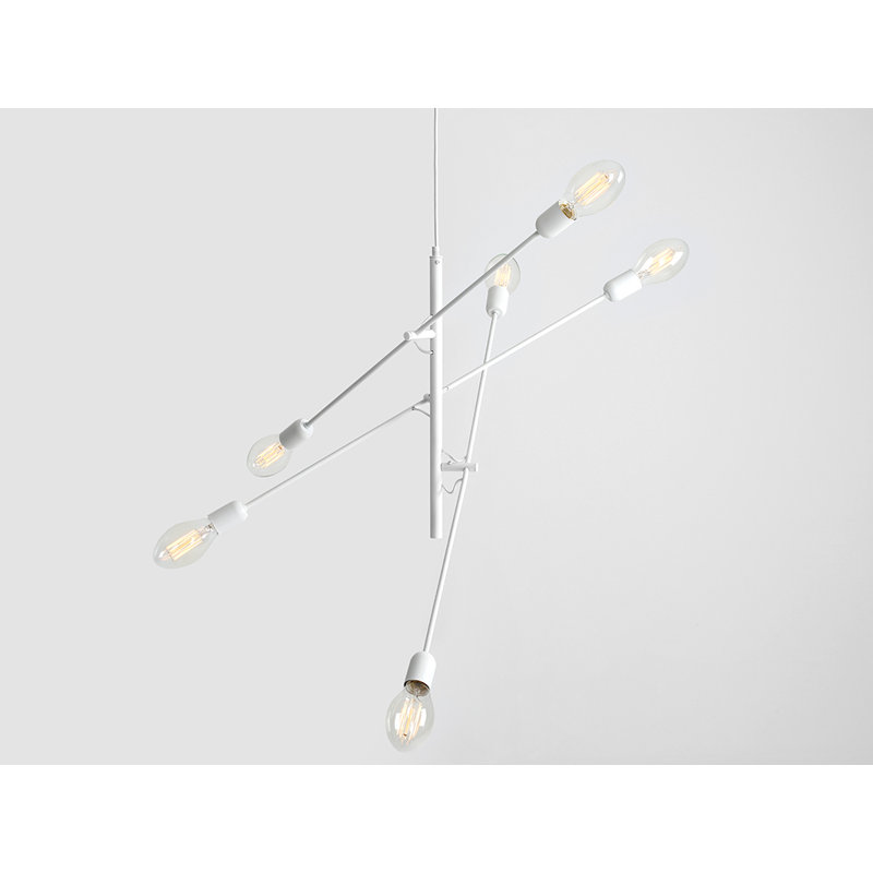 Twigo 6 - Light Unique/Statement Pendant, White