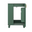 Meuble-lavabo 24 po avec lavabo en céramique, armoire de rangement multifonctionnelle avec porte et support latéral-1398021239