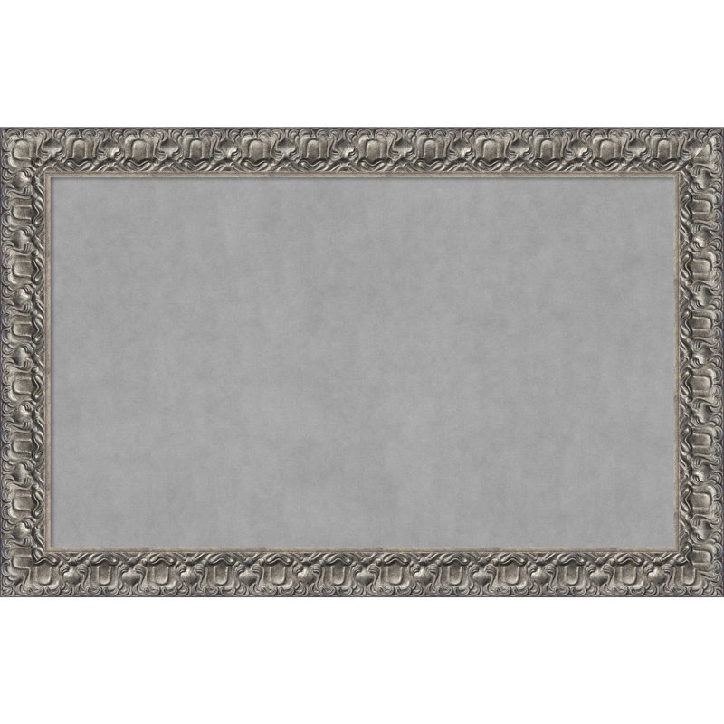 Tableau magnétique encadré argenté Luxor, 30" H x 46" W