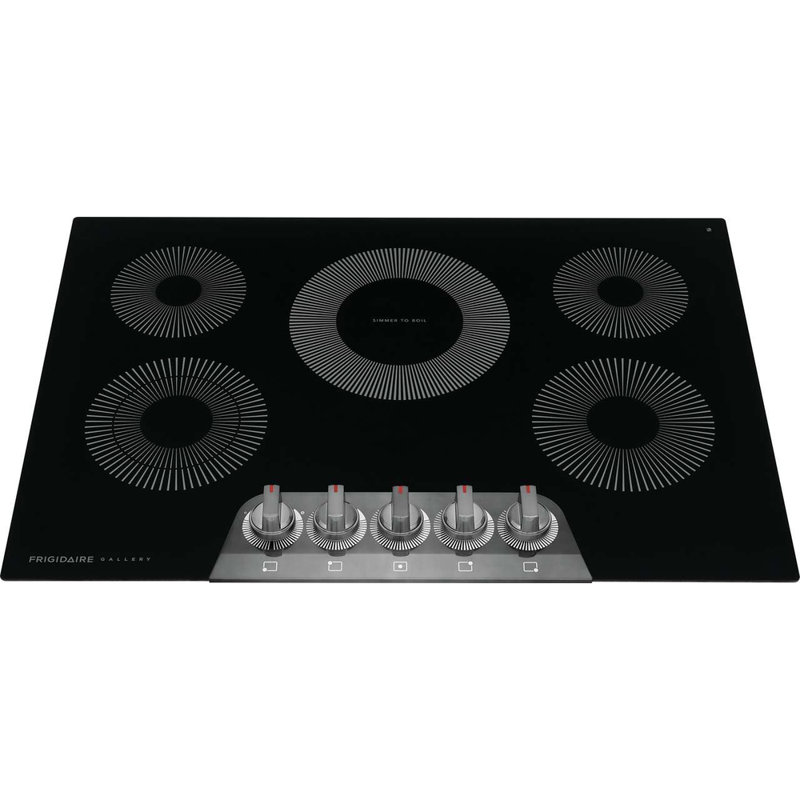 Plaque de cuisson électrique 30,63 po à 5 éléments Frigidaire Gallery, Noir/gris