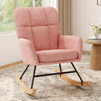 Teddy Fabric Rocking Chair
