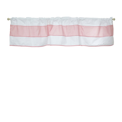 Cantonnière sur mesure en mélange de coton rayé Lilly