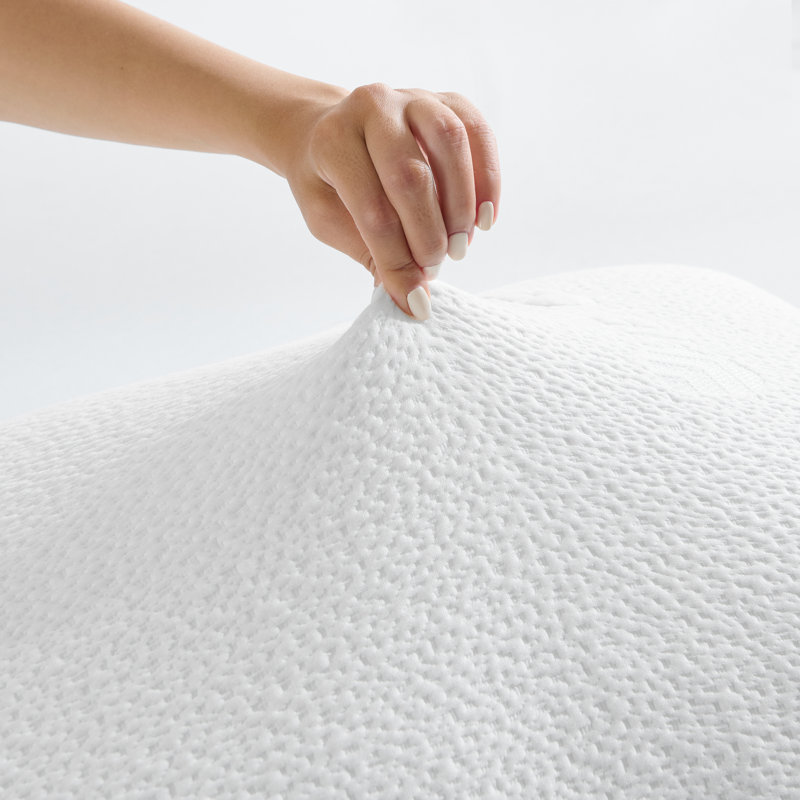 2-Pack Shredded Memory Foam Adjustable Bed Pillows,Medium Feeling with Washable Removable Cover, Standard