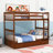 Ehsaan Kids Twin Over Twin Bunk Bed with Drawers-590135482