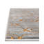 Tapis gris et doré Latitude Run® Colonne Nikica-926701106