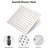 10" Shower : High Rainfall & Handheld With 11" Arm, 6 Settings, Non-clogging Nozzles, Stainless Steel, Wall Mount, Square Head, Adjustable Flow Rate Head Bundle: 10 Inch 11 Leak Design, Corrosion-118625427