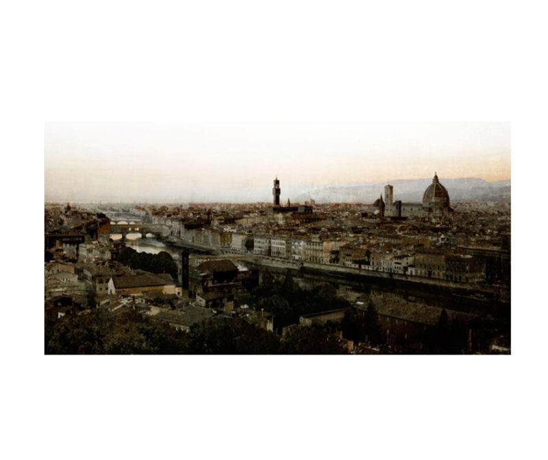 Firenze par Jordan Thurston - impression, H 40 po x l 80 po x P 1,5 po, Couche de verre