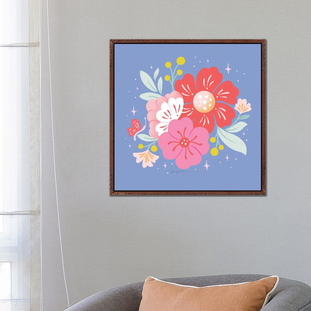 Floral Bouquet I von Gia Graham - Galerie-verpackte Leinwand Giclée auf Leinwand