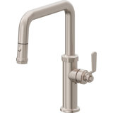 Pull-Down Kitchen Faucet With Button Sprayer - Quad Spout
