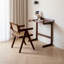 Bureau d'étude en bois de noyer noir