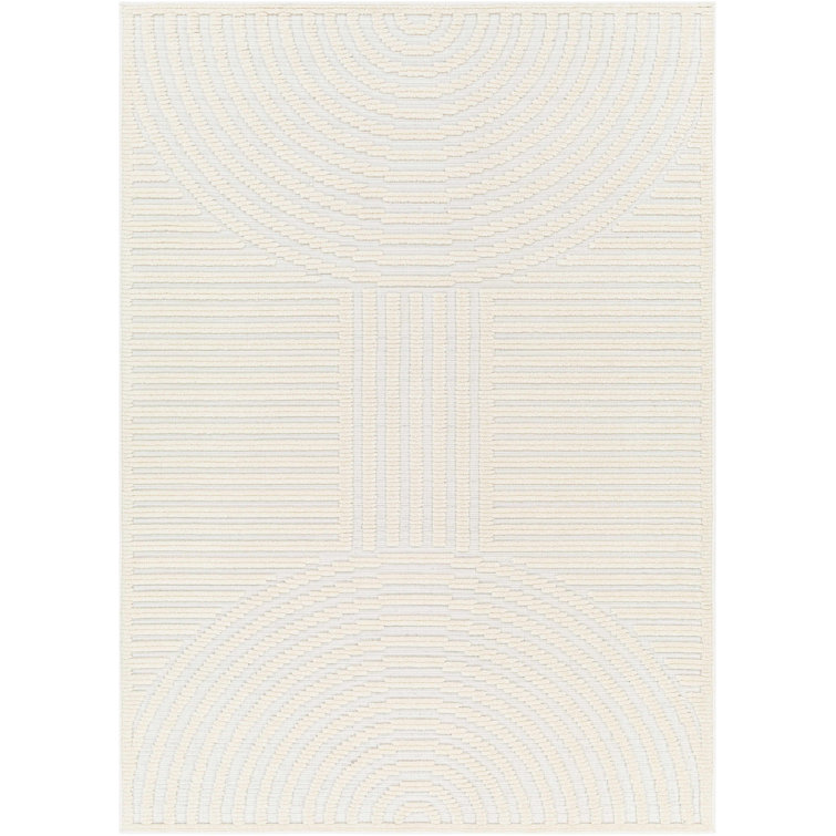 Amimma Abstract Machine Woven Area Rug